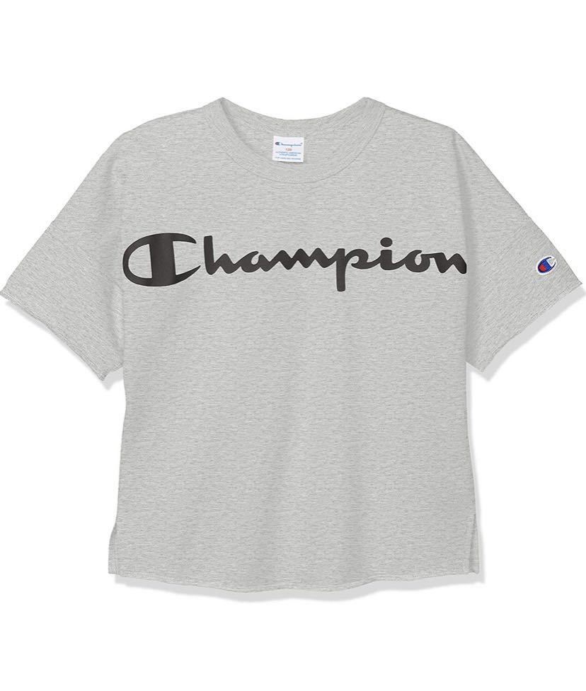 1点込み　新品13905 チャンピオンchampion 110cm グレー　ドロップショルダー　半袖Tシャツ　ワイドシルエット　ガールズ　ボーイズ_画像1