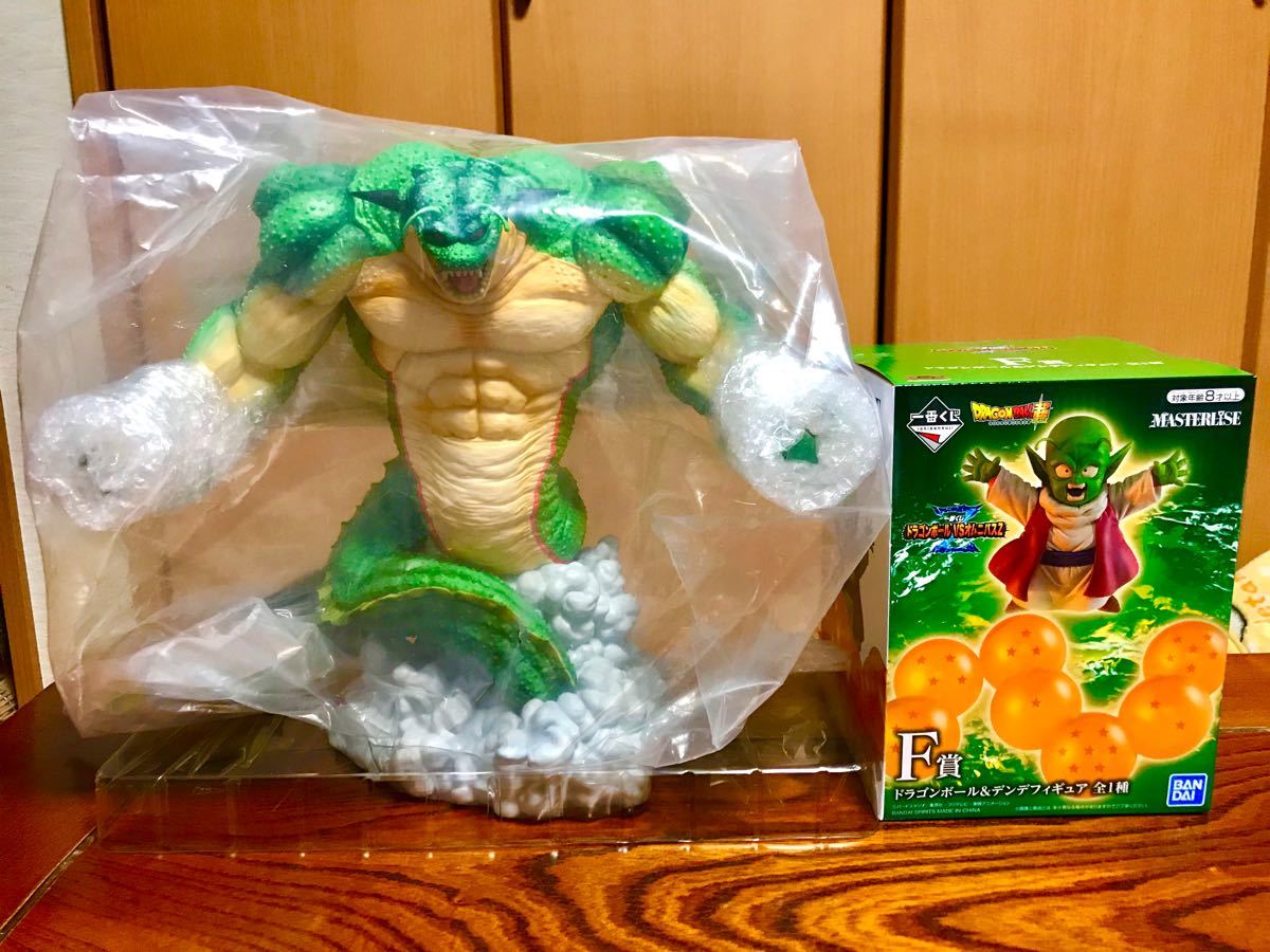 一番くじ ドラゴンボール VSオムニバスZ ラストワン賞 ポルンガフィギュア F賞 デンデフィギュア 2種セット 未開封品