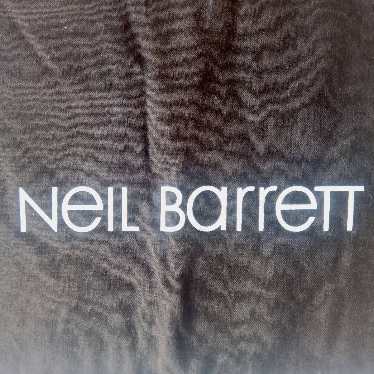  не использовался Neil Barrett NEIL BARRETT draw -тактный кольцо обувь сумка хлопок 