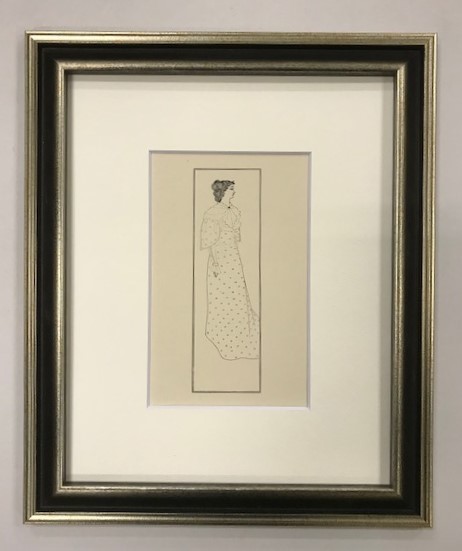 [ специальная цена ] {o-b Lee * Via z Lee } оригинал линия блок MISS WINIFREDEMERY 1899 год AUBREY BEARDSLEY