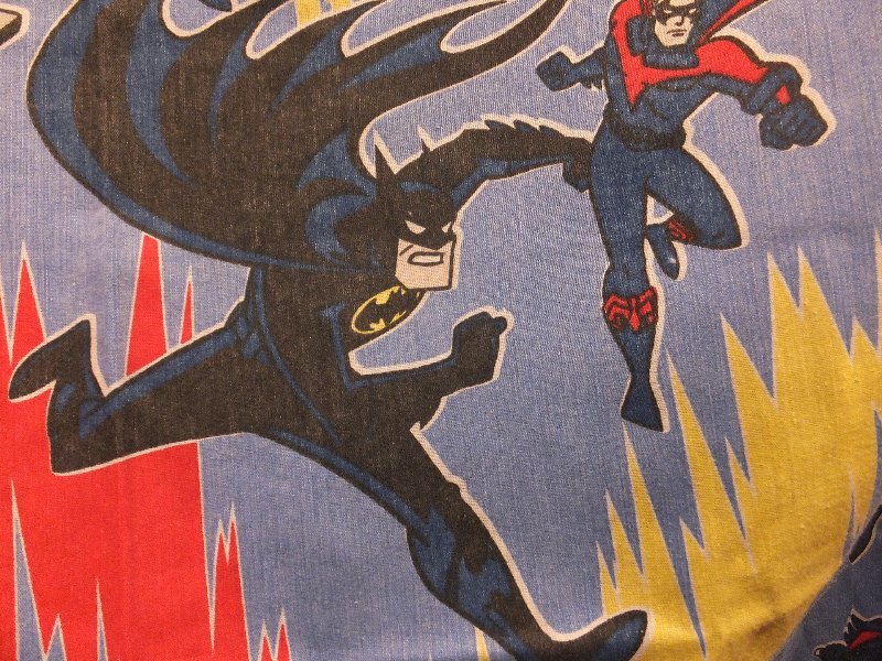 ★USED USA/バットマン/ヴィンテージ/キャラクターシーツ/リメイク生地/BATMAN/VINTAGE SHEETS/4★_画像6