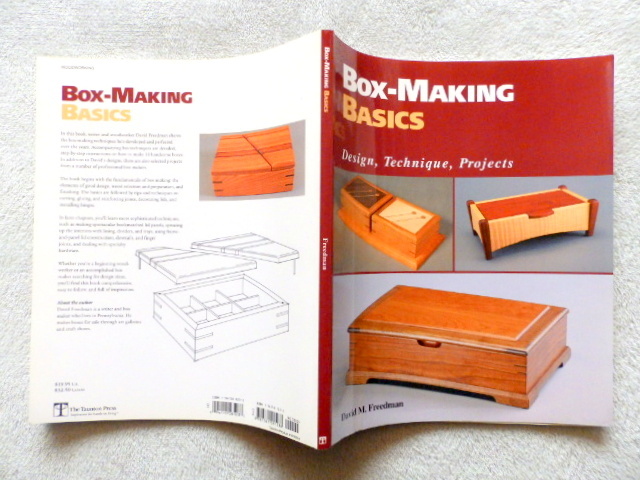 ..　木製ボックスの作り方　Box-Making Basics: Design, Technique, Projects : by David M. Freedman (イラスト付 ) ほぼ美品_画像1
