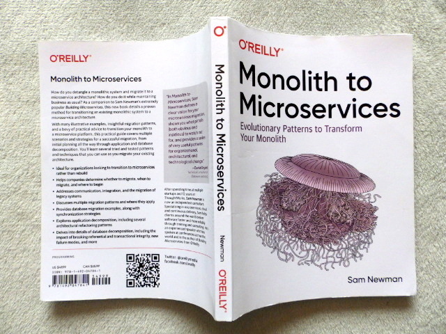 ..　Monolith to Microservices: Evolutionary Patterns to Transform Your Monolith (英語版モノリスからマイクロサービスへ)_画像1