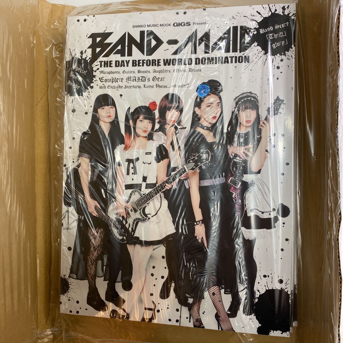  new goods not yet read band meidoGiGS Presents BAND-MAID THE DAY BEFORE WORLD DOMINATIONsinko-MOOK magazine Band Score book@ magazine small dove Miku 