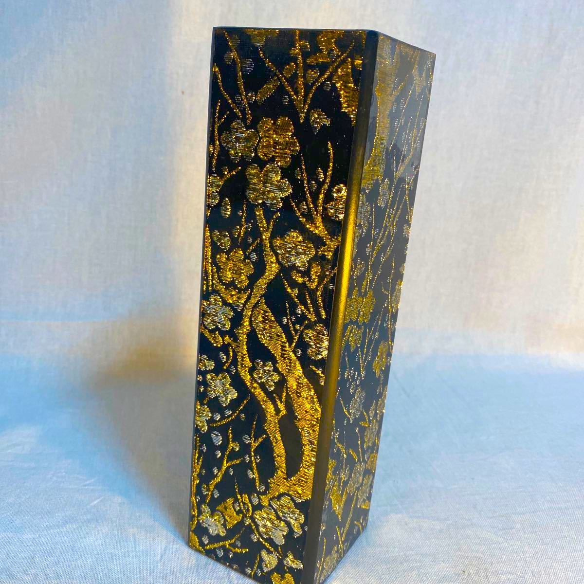 Kano ぎやまん特許花瓶 金銀彩梅花高級花瓶 花器 華道具 一輪 Kano ぎやまん特許花瓶 金銀彩梅花高級花瓶 花器 華道具 一輪