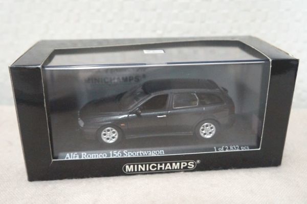 ミニチャンプス アルファロメオ 156 Sport wagon 1/43 ミニカー_画像3