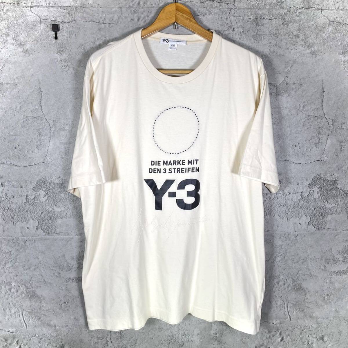 熱い販売 【Y3 ヨウジヤマモト】アディダス Tシャツ (XL) ワイスリー