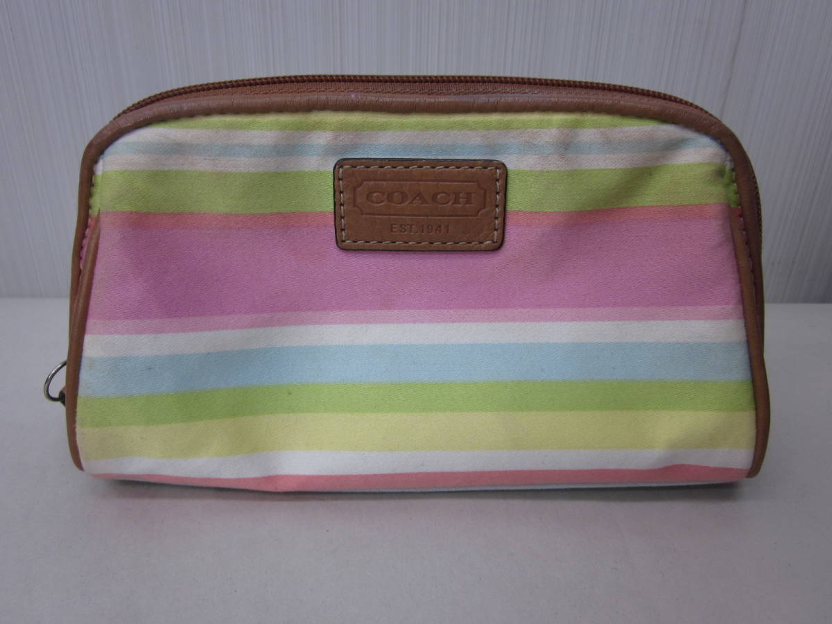 ヤフオク Coach コーチ ポーチ 化粧ポーチ 小物入れ パス ヤフオク Coach コーチ ポーチ 化粧ポーチ 小物入れ パス