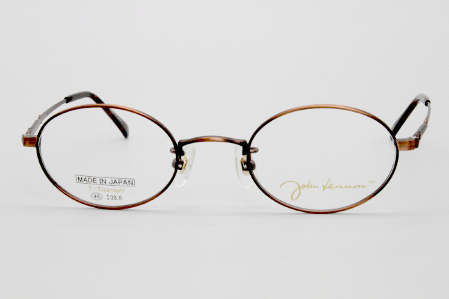 未使用・新品】ジョンレノン オーバル型 ブラウン JOHN LENNON TM JL