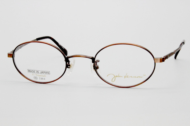 未使用・新品】ジョンレノン オーバル型 ブラウン JOHN LENNON TM JL