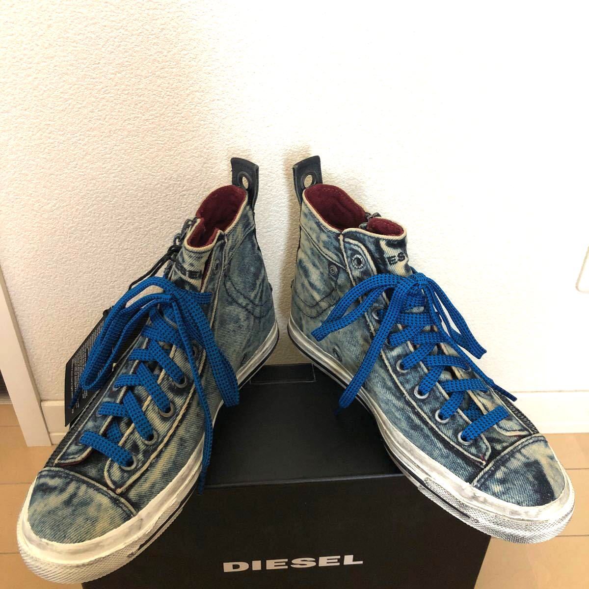 DIESEL ディーゼル メンズ デニム ハイカット スニーカー | tspea.org