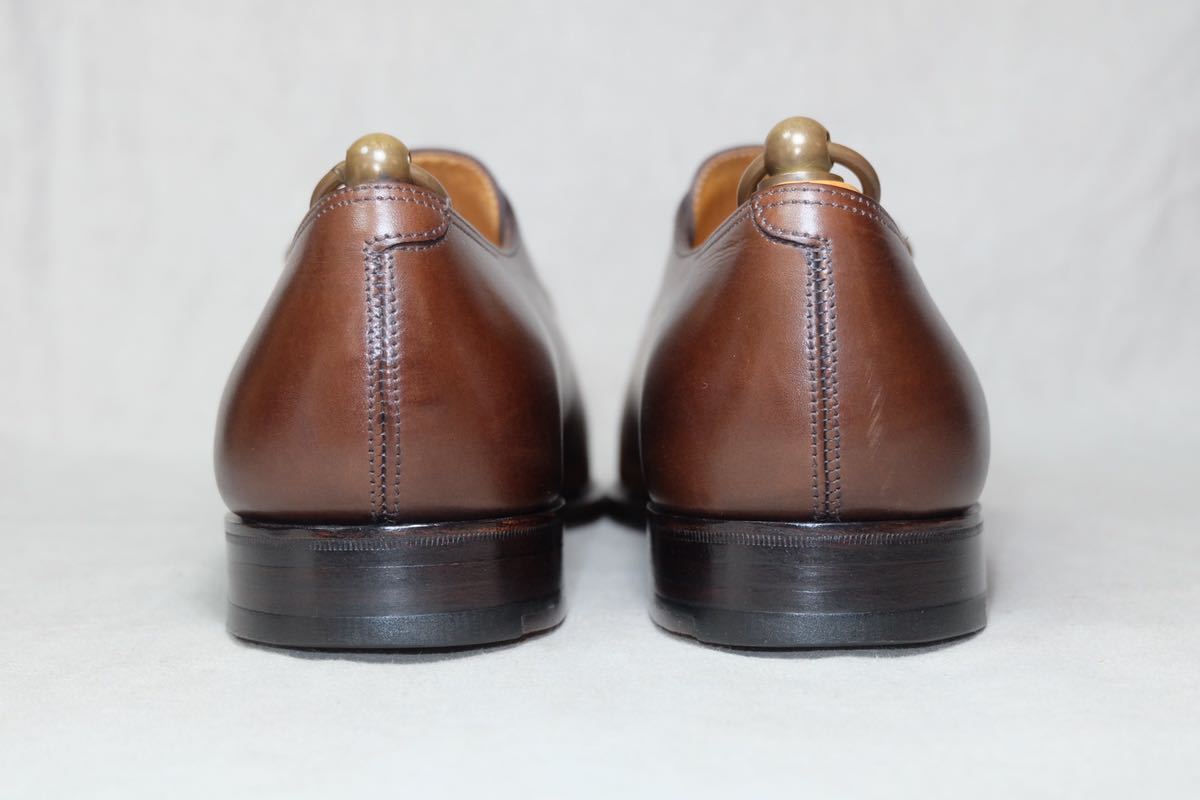 希少着用少JOHN LOBB ジョンロブ 美しいUチップシングルモンク