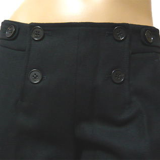 セオリー センタープレス付き ダブルボタン ウール ストレッチパンツ 0サイズ Center Press Double Button Wool stretch Pants 
