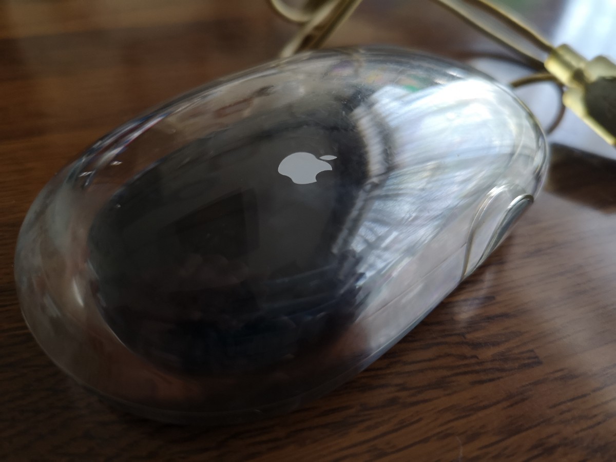 ジャンク） Apple PRO マウス アップル プロ マウス USBマウス USB Mouse スケルトン グラファイト