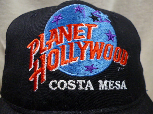 プラネットハリウッド　コスタメサ　キャップ　planet hollywood costa mesa　帽子　USA製　古着_画像2