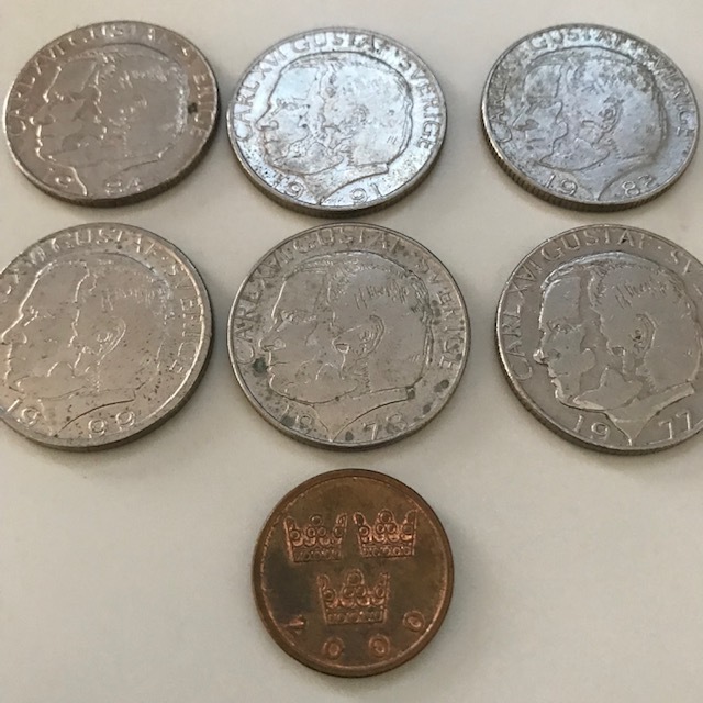 外国硬貨 コイン 古銭 スエーデン クローナ 7枚セット 1クローナ 50オーレ Jauce Shopping Service Yahoo Japan Auctions Ebay Japan