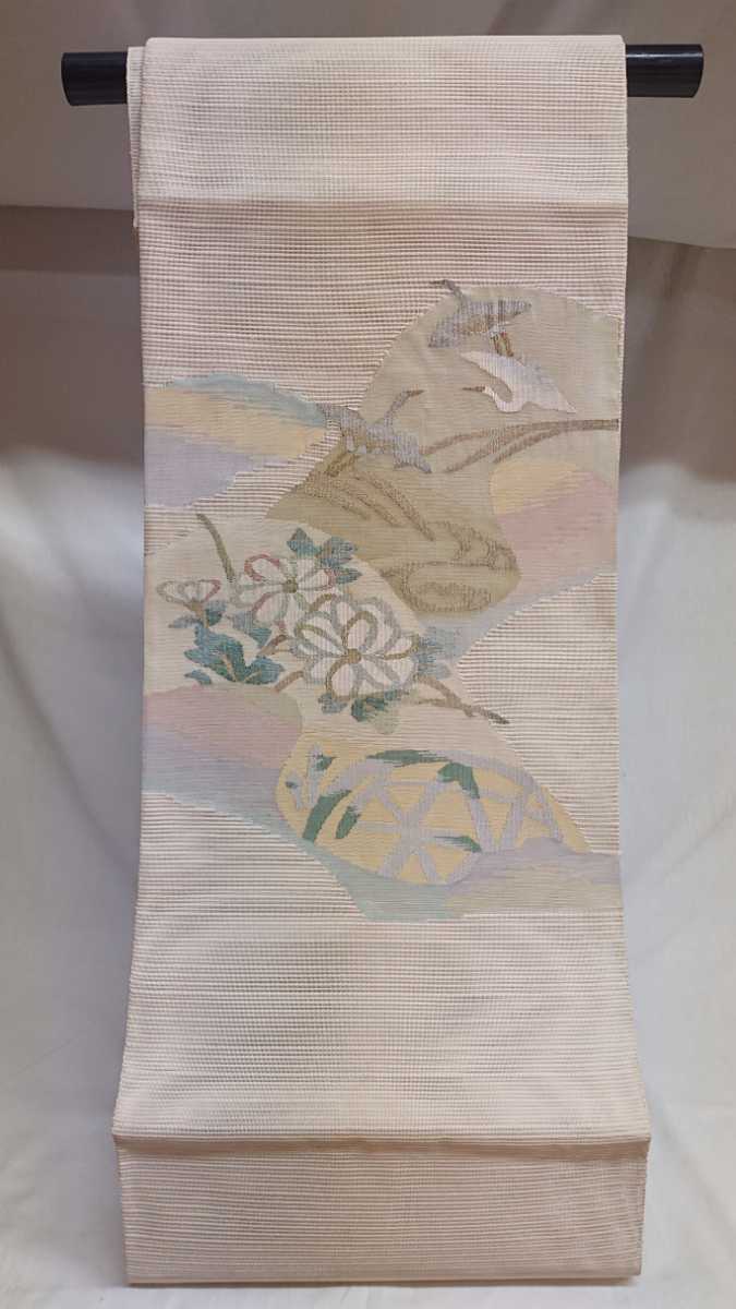 第一ネット 訪問着 振袖 色留袖 袋帯 花鳥 未使用 未仕立 オフホワイト 風景文様 114 紗袋帯 新品 附下げ レンタル 送料無料 正絹 無地等の着物 未仕立て 第一ネット 訪問着 振袖 色留袖 袋帯 花鳥 未使用 未仕立 オフホワイト 風景文様 114 紗袋帯 新品 附下げ レンタル 送料無料 正絹 無地等の着物 未仕立て
