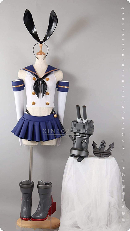 ヤフオク! - 艦隊これくしょん-艦これ-/島風コスプレ衣装風( 道具 ウ...