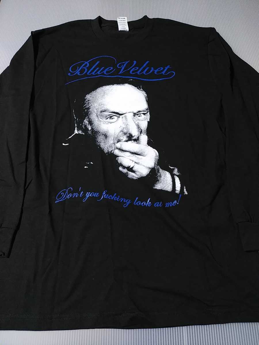 ブルーベルベット 長袖Ｔシャツ Blue Velvet 黒L / デヴィッド・リンチ カイル・マクラクラン イザベラ・ロッセリーニ デニス・ホッパー_画像1