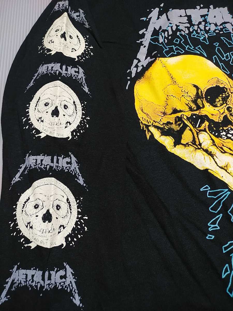 METALLICA long sleeve T shirt sad but true black L long T Metallica / pushead slayer iron maiden sodom destruction kreator exodus