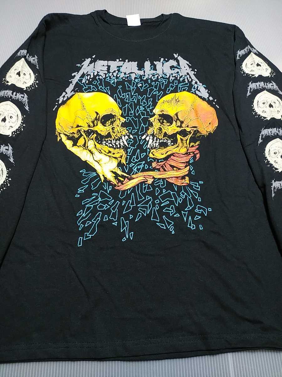 METALLICA long sleeve T shirt sad but true black L long T Metallica / pushead slayer iron maiden sodom destruction kreator exodus