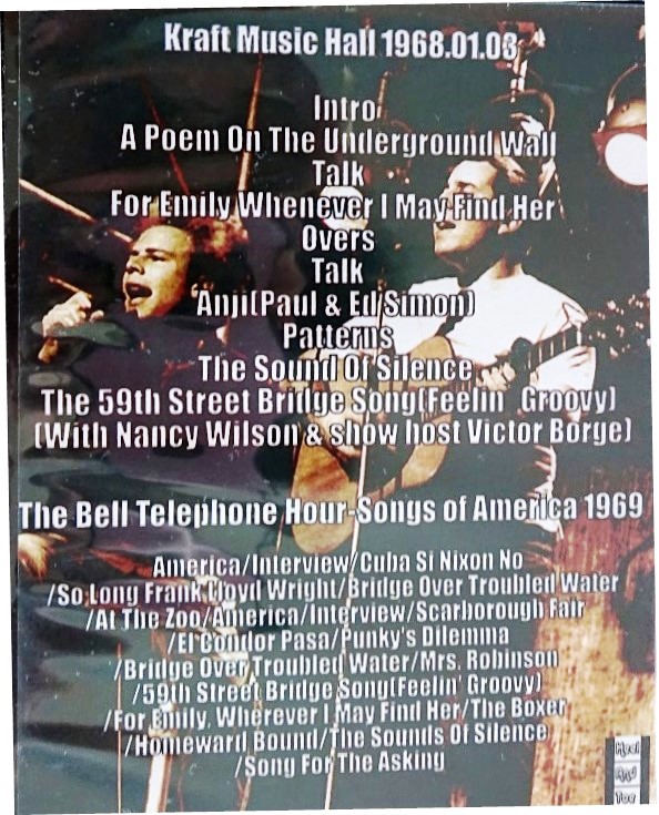 【送料無料】サイモン＆ガーファンクルCD[PAUL SIMON/ART GARFUNKEL negative]2枚組+DVD[The Sound Of 1968 And 1969]77min トム＆ジェリー