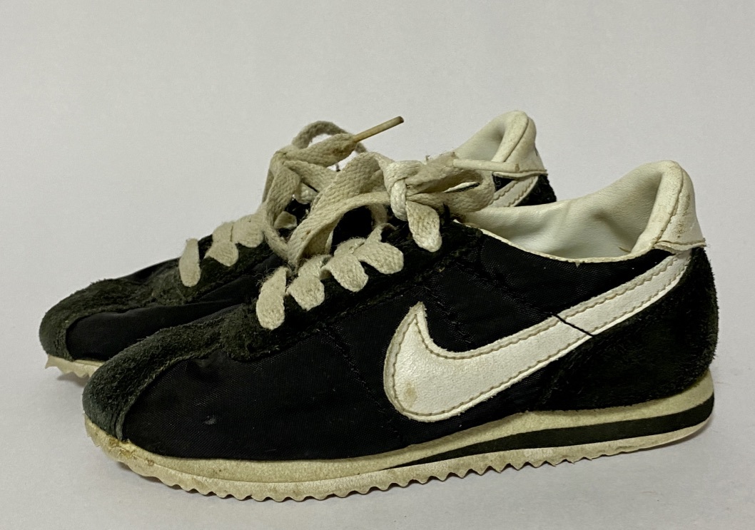 97年製造 ビンテージ 17cm 90 S 1997年 Nike キッズ コルテッツ スニーカー ナイキ ブラック ホワイト 白 黒 今ならほぼ即納 Nike