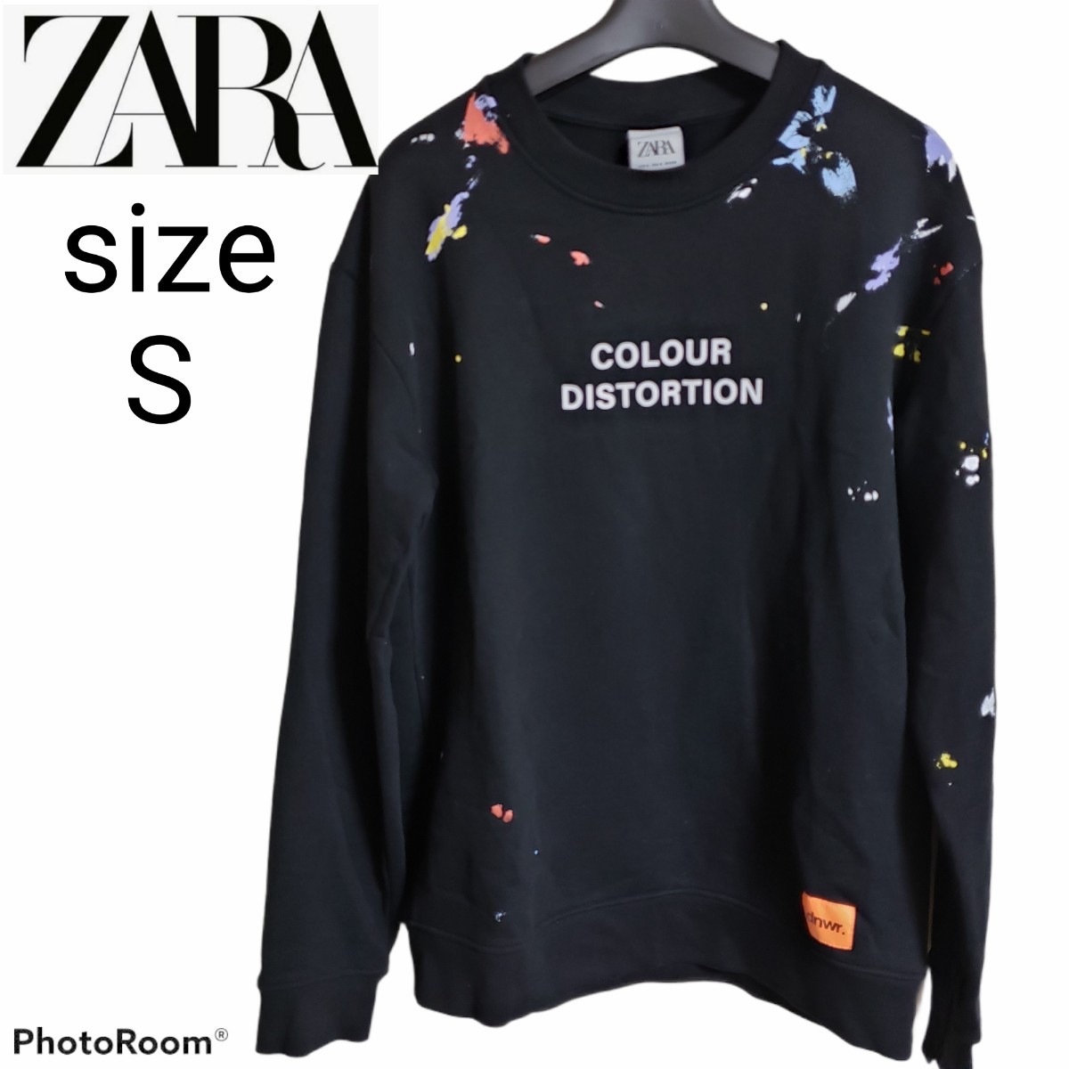 【美品】ZARA ドリッピング柄スウェット SnowMan深澤辰哉着用 メンズ