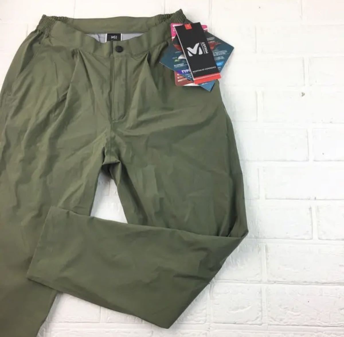 MILLET ミレー 新品 レディース LD TYPHON 50000 ST EASY PANT ティフォン50000 登山 カーキ パンツ トレッキング テーパード アウトドア