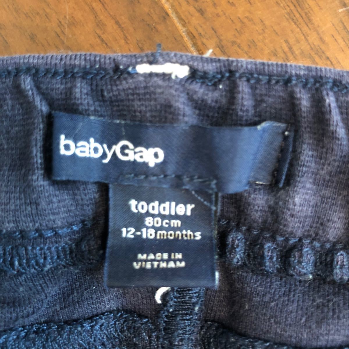 ☆値下げ☆ショートパンツ 半ズボン　baby Gap 80cm ネイビー　デニム風