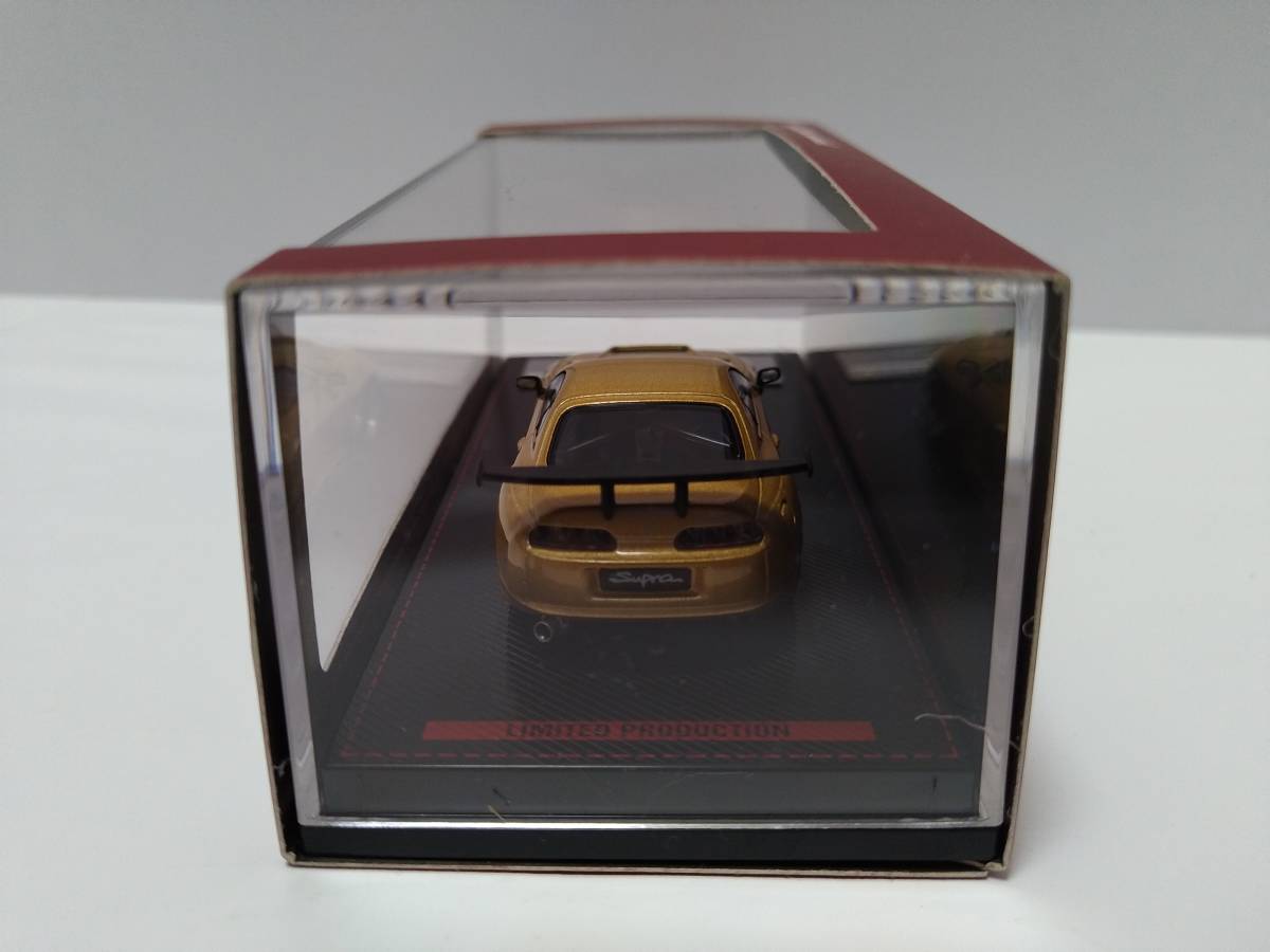 ＜新品・未開封＞ ignition model トヨタ スープラ（JZA80）RZ ゴールド 1/64サイズの画像7