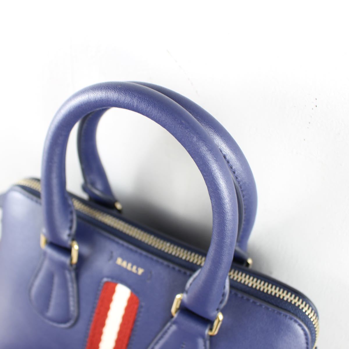 BALLY DAINTY DOME TYPE LINE LEATHER 2WAY SHOULDER BAG/バリードーム