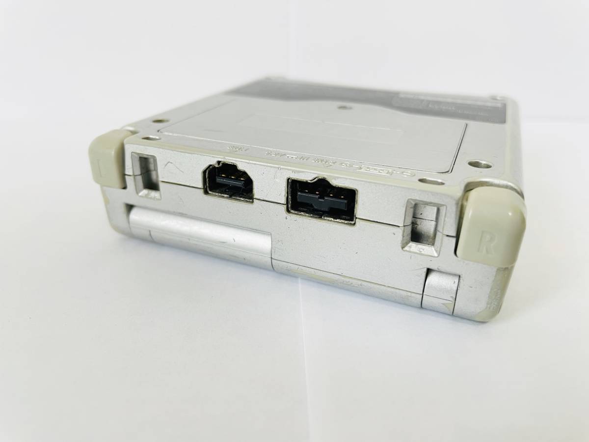 【送料無料】ゲームボーイアドバンス SP(シルバー) 本体と充電器付きセット AGS-001,動作確認済,清掃済/任天堂,Nintendo,GBASP