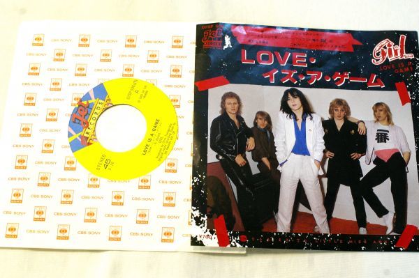 ○美品 EP レコード ガール girl LOVE・イズ・ア・ゲーム Love Is A Game リトル・ミス・アン L1047_画像2