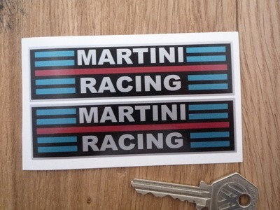 ◆送料無料◆ 海外 マルティーニ レーシング Martini Racing 100mm 2枚セット ステッカー_画像1