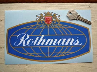 ◆送料無料◆ 海外 Rothmans Globe ロスマンズ 200mm ステッカー_画像1