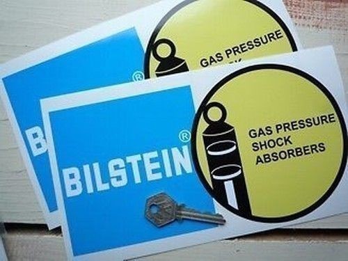 ◆送料無料◆ 海外 ビルシュタイン Bilstein GAS 200mm 2枚セット ステッカー_画像1