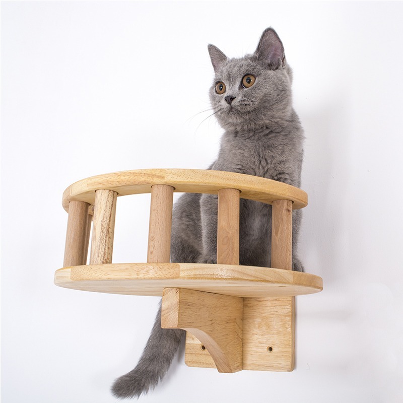 とっておきし新春福袋 キャットステップ クライミング キャットタワー キャットウォーク 猫用 木製 台 壁付け キャットタワー