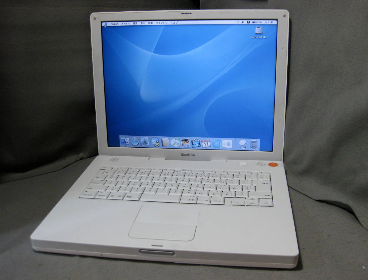  коробка m450 ibook G4 14 дюймовый A1055 1.0Ghz 640MBli магазин os10.32 Classic окружающая среда Airmac красивый 