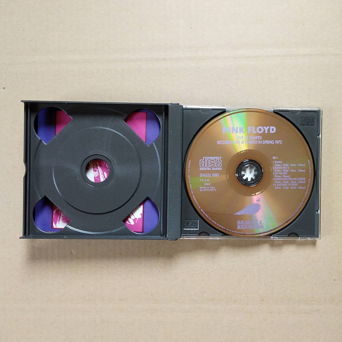 ピンク・フロイド ライヴ・アット・ポンペイ CD 2枚組 輸入盤 イタリア製_画像5