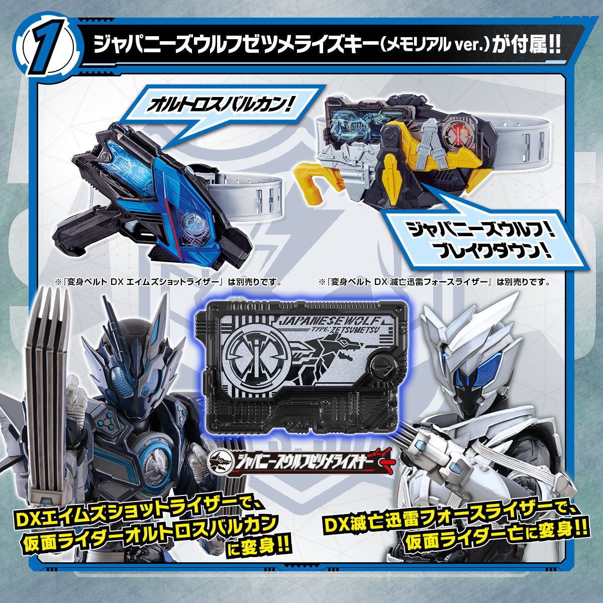 仮面ライダーゼロワン DXメモリアルプログライズキーセット SIDE