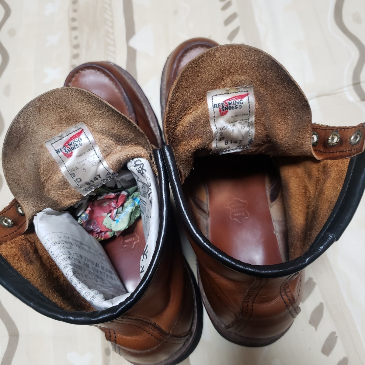 REDWING レッドウィング 8147 ビブラムソール IRISHSETTER アイ REDWING レッドウィング 8147 ビブラムソール IRISHSETTER アイ