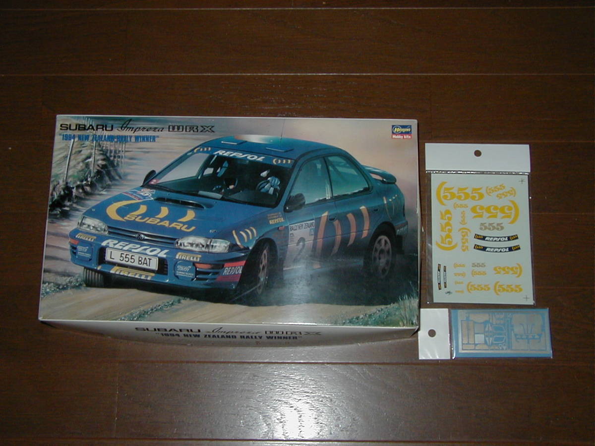 HASEGAWAハセガワ1/24スバルインプレッサWRX’94ニュージーランドラリーウィナー多数おまけ付SUBARU IMPREZA WRC NEW ZEALAND RALLY WINNER_画像1