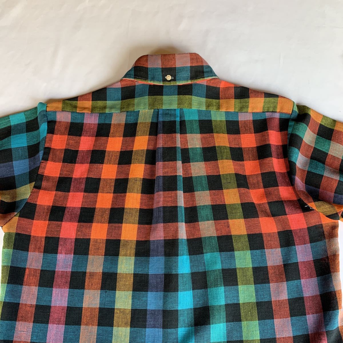 60s Sears PLAID B.D.SHIRT ヴィンテージ ビンテージ シアーズ チェックシャツ ボタンダウンシャツ BDシャツ アメトラ TRAD 50s トラッド_画像7