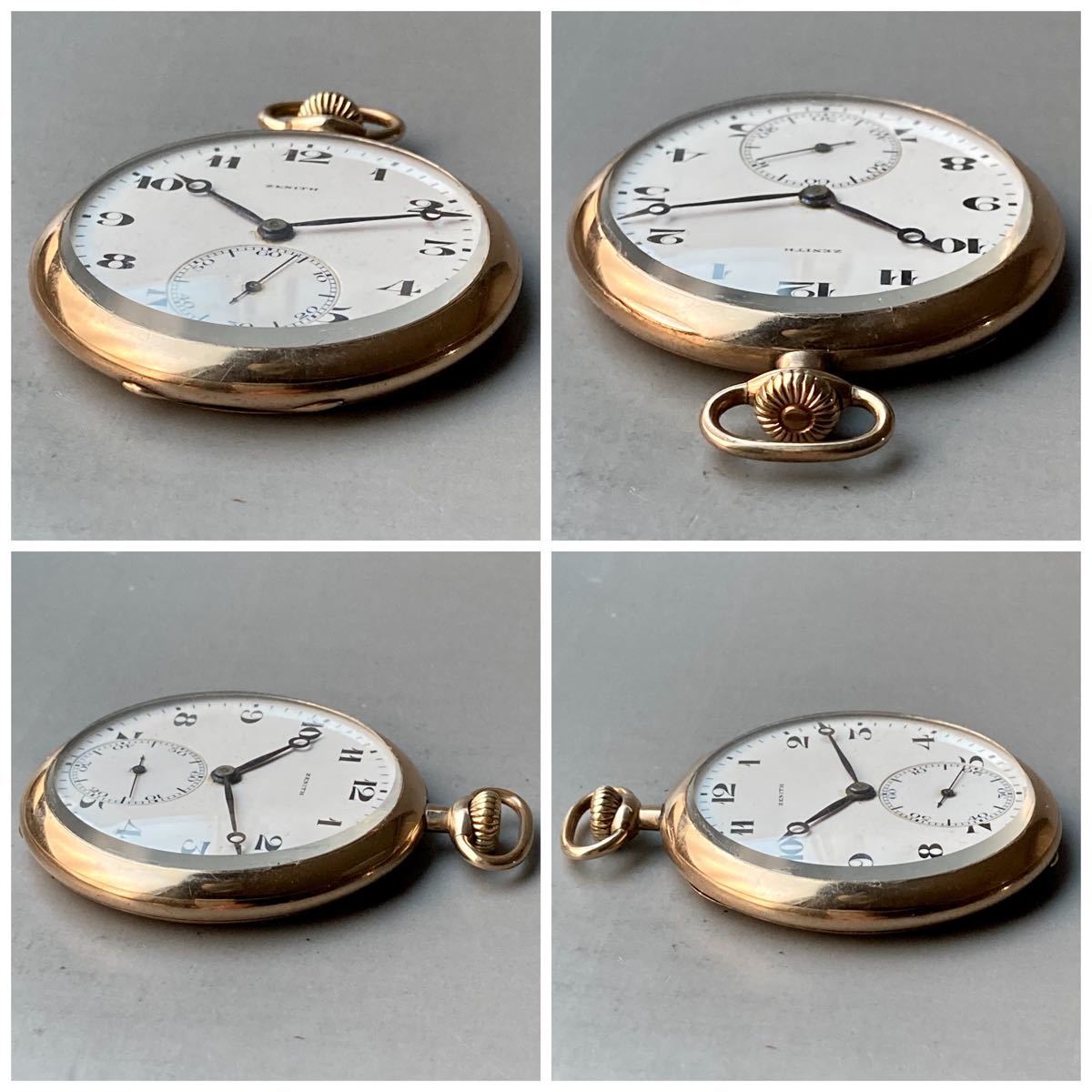 美品 動作良好 ゼニス アンティーク 懐中時計 1920年代 手巻き 美品 動作良好 ゼニス アンティーク 懐中時計 1920年代 手巻き