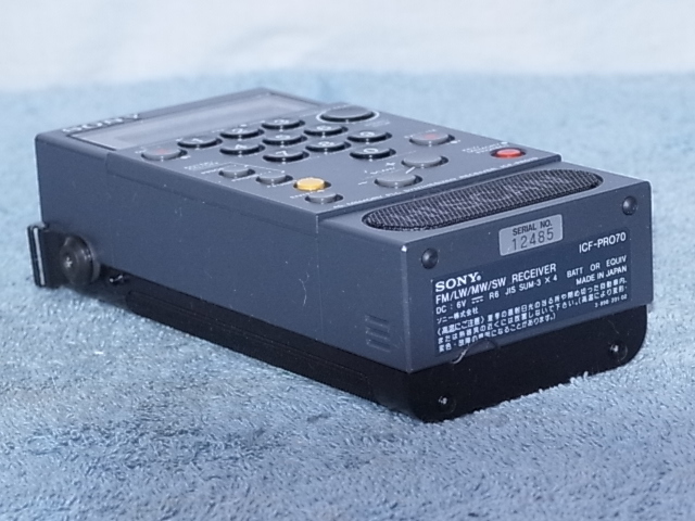 SONY 【ICF-PRO70】 分解・整備・調整済、クリーニング済み品
