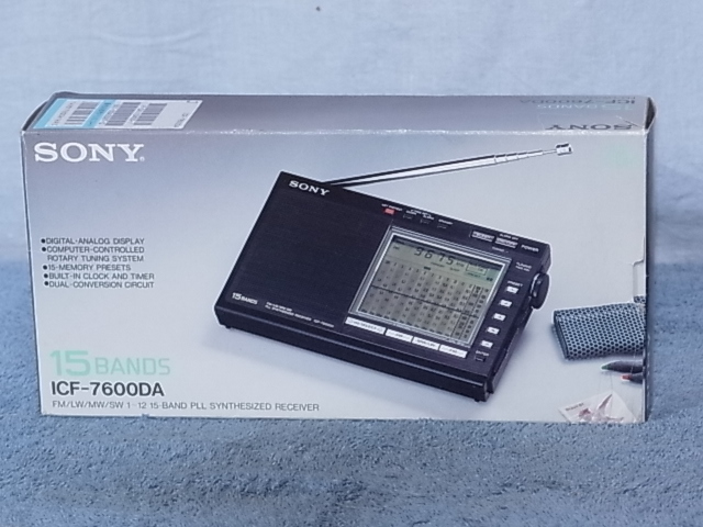 SONY【ICF-7600(DA)】 FM/LW/MW/SW1~12 PLLシンセサイザー SONY【ICF-7600(DA)】 FM/LW/MW/SW1~12 PLLシンセサイザー