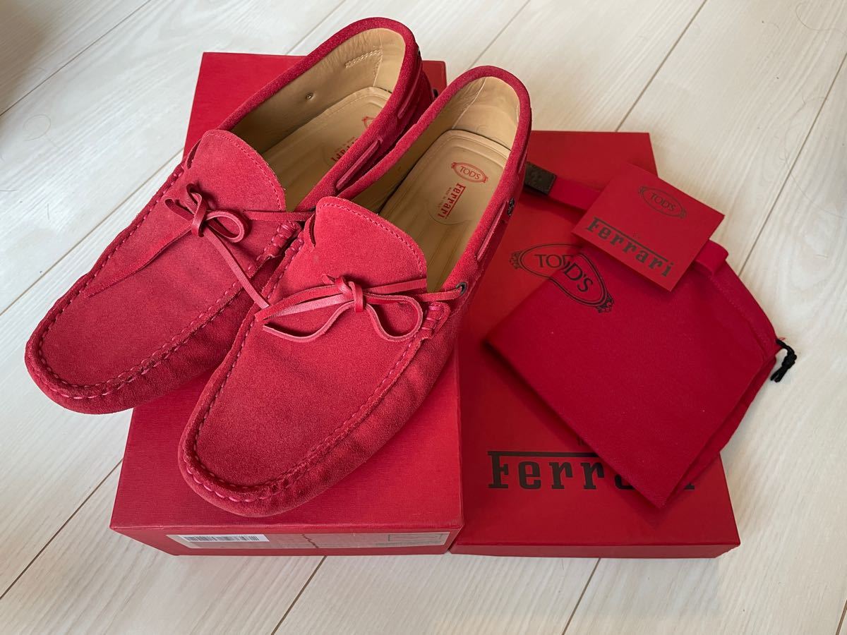 Tods Ferrari トッズ フェラーリ ドライビングシューズ 26.5