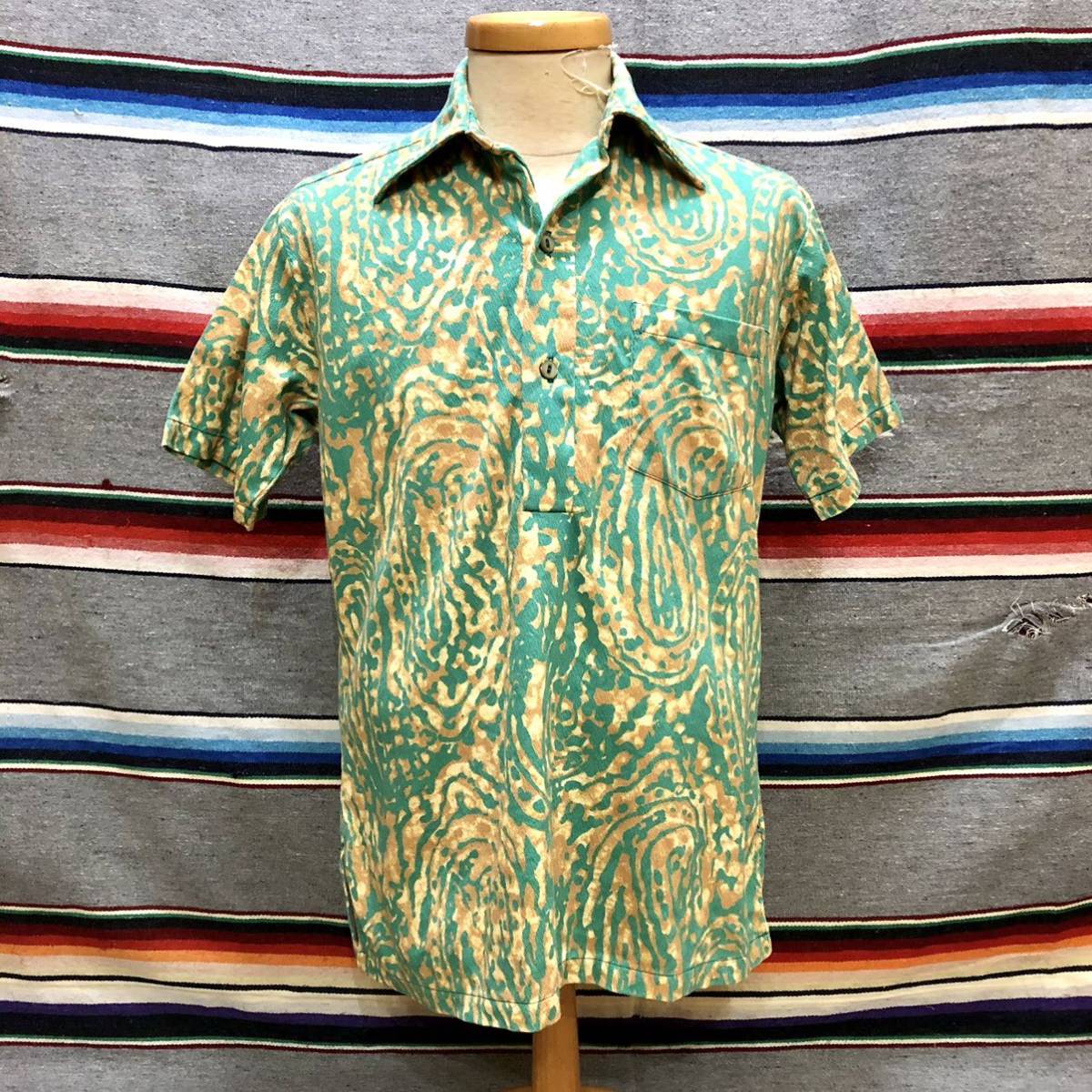 70’s Aliikoa プルオーバー Hawaiian Shirt 検索:古着 ビンテージ HAWAII アロハシャツ ハワイ コットン 70年代_画像2