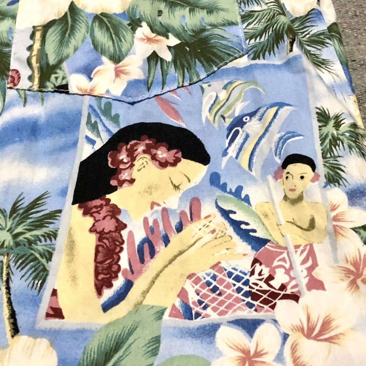 Nui Nalu KIDS Hawaiian Shirt search : old clothes aloha shirt cotton aro is Made in HAWAII